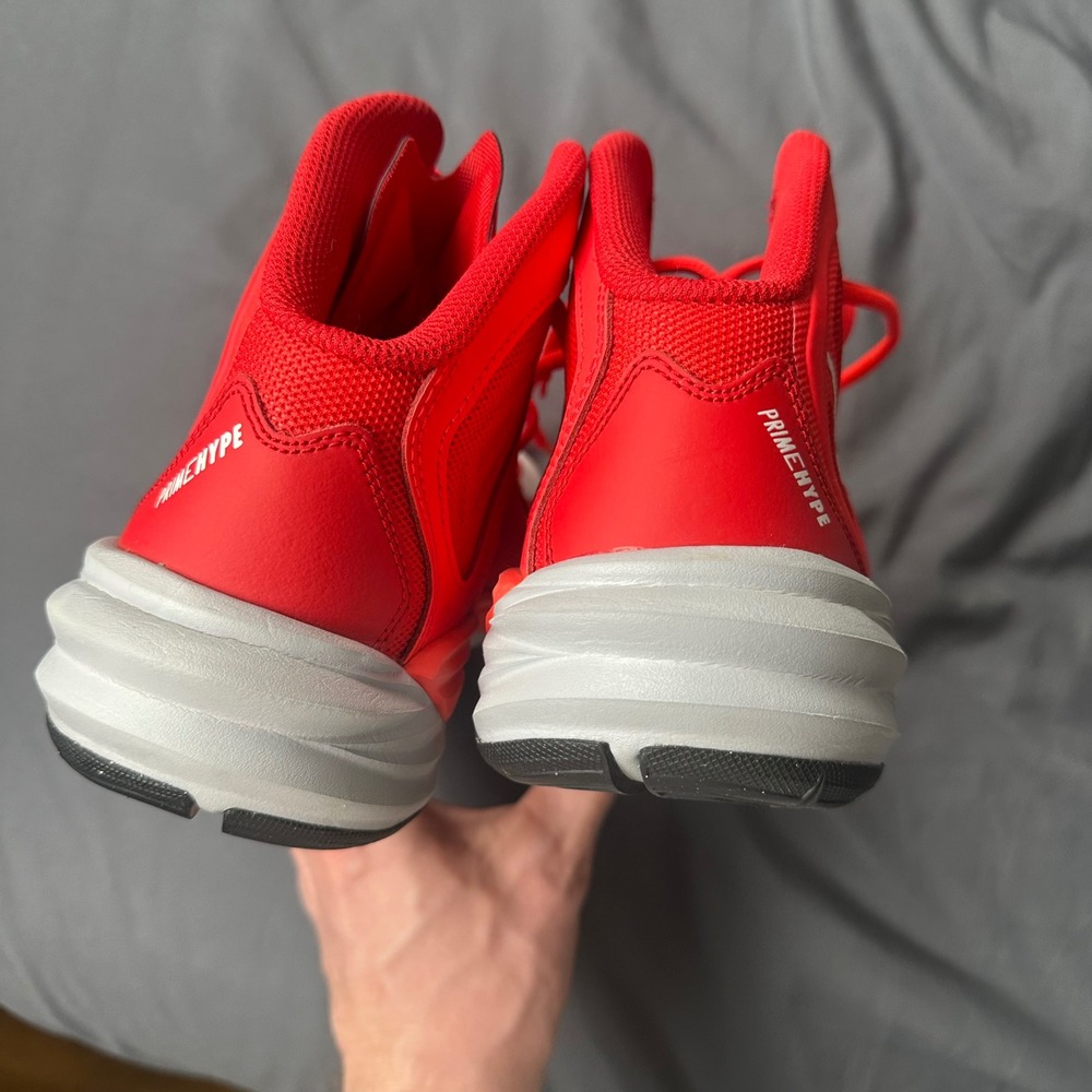 Nike Prime Hype DF Basketball Shoes University Red White 653711-600 Mens 8 - Picture 10 of 10
